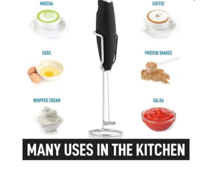 Buy 1 get 1 Free
Handheld Coffee Frother with Stand | Electric Milk Beater for Lattes & Cappuccinos