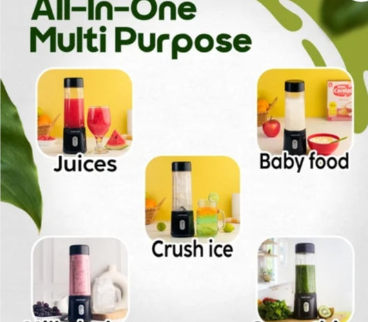 InstaCuppa Portable Blender | 500ml | 4000mAh Rechargeable Battery