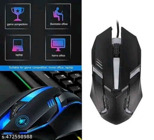 Wired RGB Gaming Mouse with Ergonomic Design