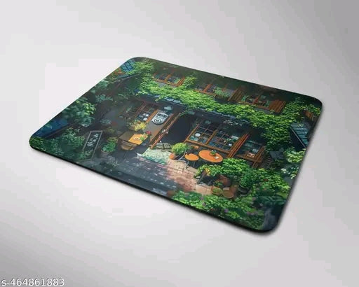 Artistic Mouse Pad

Premium Artistic Mouse Pad | Nature-Inspired Cozy Café Design
